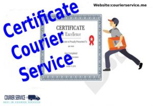 Certificate Courier Service
